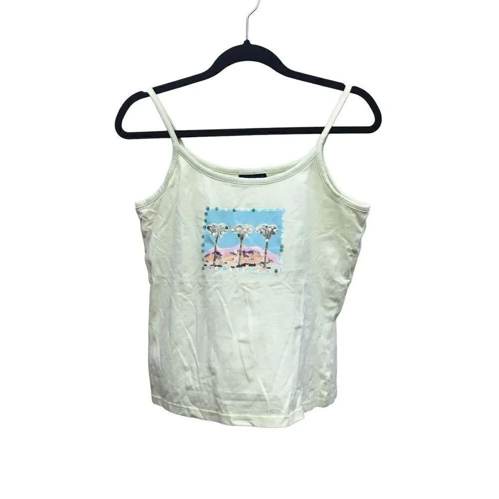 Bay Studio Palm Tree size Petite Large NWT